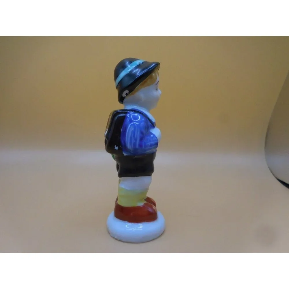 Vintage Occupied Japan Hand painted‎ Boy Salt Shaker set 4 3/8